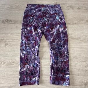 Lululemon Purple Patterned Leggings